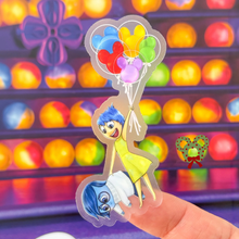 Load image into Gallery viewer, Joy & Sadness Mickey Balloon Transparent Stickers