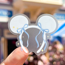 Load image into Gallery viewer, Ribbon Bows Mouse Ears Transparent Sticker