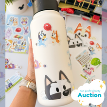 Load image into Gallery viewer, Blue Heeler Pre-Decorated Bottle Charity Auction
