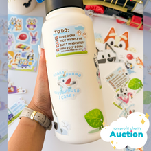 Load image into Gallery viewer, Blue Heeler Pre-Decorated Bottle Charity Auction