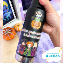 Load image into Gallery viewer, Glow In The Dark Halloween Pre-Decorated Bottle Charity Auction