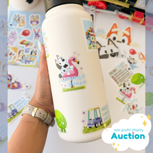 Load image into Gallery viewer, Blue Heeler Pre-Decorated Bottle Charity Auction