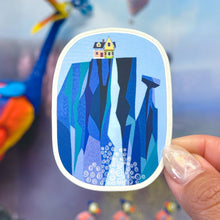Load image into Gallery viewer, Ellie’s Paradise Falls Matte Holographic Sticker