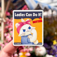 Load image into Gallery viewer, Marie Ladies Can Do it Better Sticker