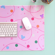 Load image into Gallery viewer, Pastel Holiday Lights Desk Mat