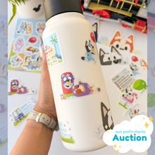 Load image into Gallery viewer, Blue Heeler Pre-Decorated Bottle Charity Auction
