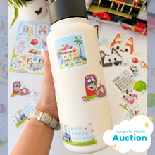 Load image into Gallery viewer, Blue Heeler Pre-Decorated Bottle Charity Auction