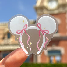 Load image into Gallery viewer, Ribbon Bows Mouse Ears Transparent Sticker