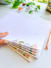 Load image into Gallery viewer, WDW Park Landmarks Undated *Monthly* Planner Notepad
