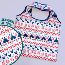 Load image into Gallery viewer, Christmas Sweater Reusable Tote Bag