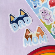 Load image into Gallery viewer, Dad Bandit Style Transparent Sticker