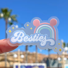 Load image into Gallery viewer, Besties (Blue Version) Transparent Sticker