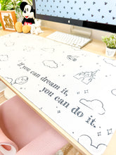 Load image into Gallery viewer, Classic White Sketch Desk Mat