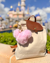 Load image into Gallery viewer, Fluffy Mickey Pom Keychain
