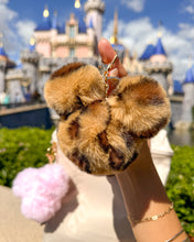 Load image into Gallery viewer, Fluffy Mickey Pom Keychain