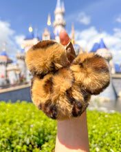 Load image into Gallery viewer, Fluffy Mickey Pom Keychain