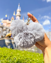 Load image into Gallery viewer, Fluffy Mickey Pom Keychain