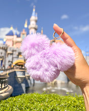 Load image into Gallery viewer, Fluffy Mickey Pom Keychain