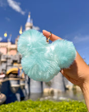 Load image into Gallery viewer, Fluffy Mickey Pom Keychain