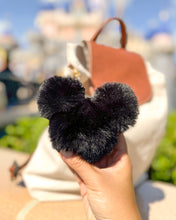 Load image into Gallery viewer, Fluffy Mickey Pom Keychain