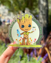 Load image into Gallery viewer, Groot Reduce Reuse Recycle Transparent Sticker