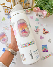 Load image into Gallery viewer, Airplane Window Castle Holographic Sticker
