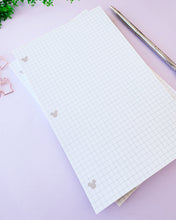 Load image into Gallery viewer, Hidden Mickey Grid Paper Notepad