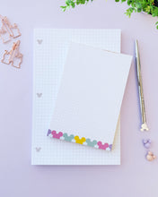 Load image into Gallery viewer, Hidden Mickey Lined Paper Notepad