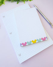 Load image into Gallery viewer, Hidden Mickey Lined Paper Notepad