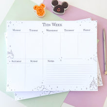 Load image into Gallery viewer, Sketch Undated *Weekly* Planner Notepad