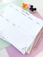 Load image into Gallery viewer, Sketch Undated *Weekly* Planner Notepad