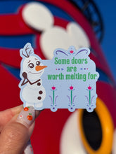 Load image into Gallery viewer, Nice Door! Olaf and Vanellope Cruise Magnets (Set of 5 each)