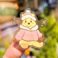 Load image into Gallery viewer, Puffer Winter Pooh Transparent Sticker