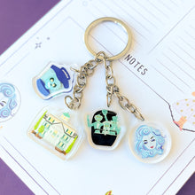 Load image into Gallery viewer, Haunted Mansion Landmarks Keychain
