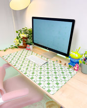 Load image into Gallery viewer, Matcha Checkered Mouse Desk Mat