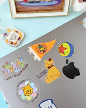 Load image into Gallery viewer, Wilderness Explorer's Pennant Flag Fabric Sticker