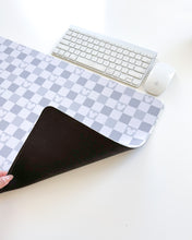 Load image into Gallery viewer, Salt & Pepper Checkered Mouse Desk Mat