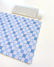 Load image into Gallery viewer, Blueberry Checkered Mouse Desk Mat