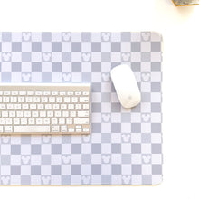 Load image into Gallery viewer, Salt & Pepper Checkered Mouse Desk Mat