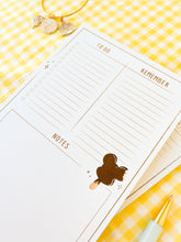 Load image into Gallery viewer, Everyday To Dos Park Snacks Planner Notepad