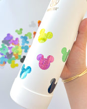 Load image into Gallery viewer, GLITTER Mini Mousefetti Sticker