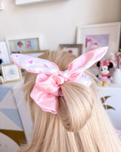Load image into Gallery viewer, Pink Multiway Bunny Satin Scrunchie
