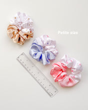 Load image into Gallery viewer, Pink Jumbo & Petite Satin Scrunchies (Set of 2)