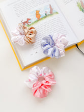 Load image into Gallery viewer, Neutral Jumbo & Petite Satin Scrunchies (Set of 2)