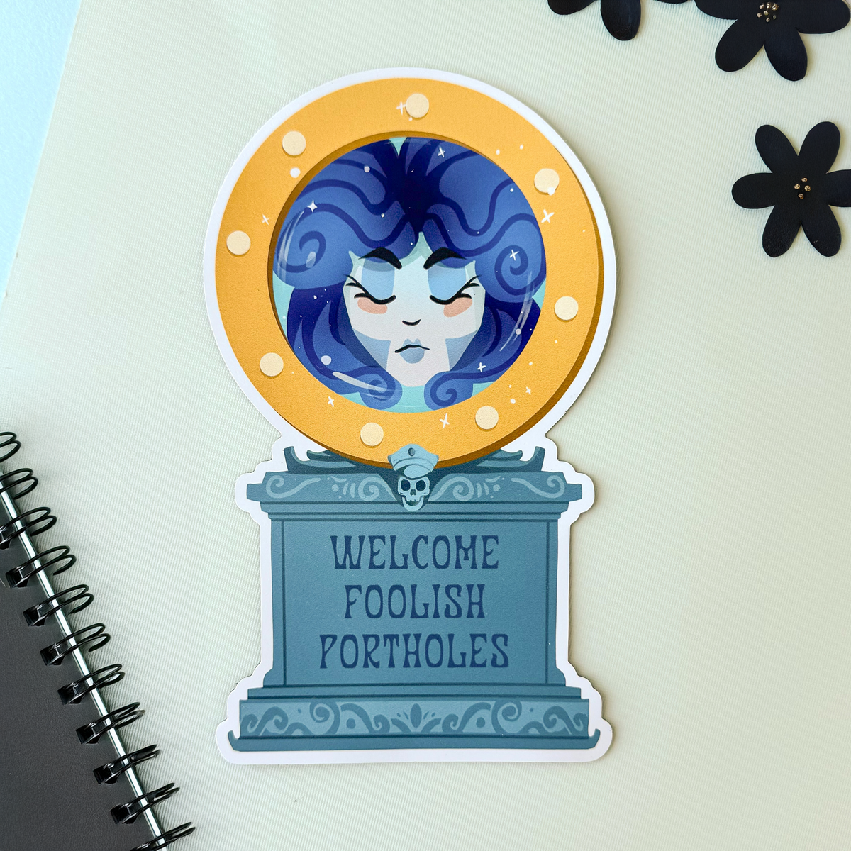 Madame Crystal Ball Porthole Cruise Magnet – Wish Upon Magic