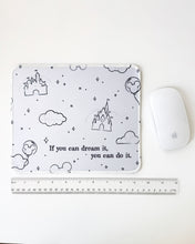 Load image into Gallery viewer, White Classic Sketch Mouse Pad