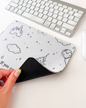 Load image into Gallery viewer, White Classic Sketch Mouse Pad