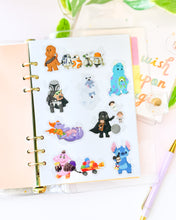 Load image into Gallery viewer, Vader Plushie Transparent Sticker