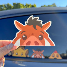 Load image into Gallery viewer, Pumbaa Peeker Car Decal