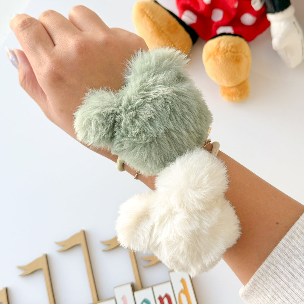 Mouse Pom Hair Ties